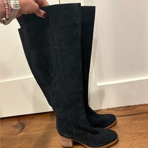 Marc Fisher Black Over the Knee Boots